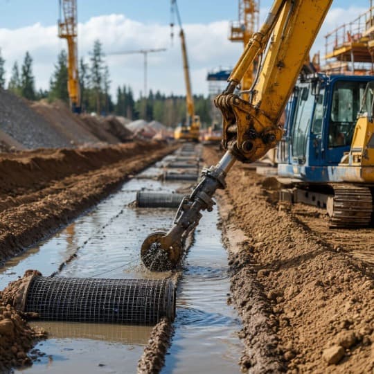 Автоматизация водоотлива иглофильтров